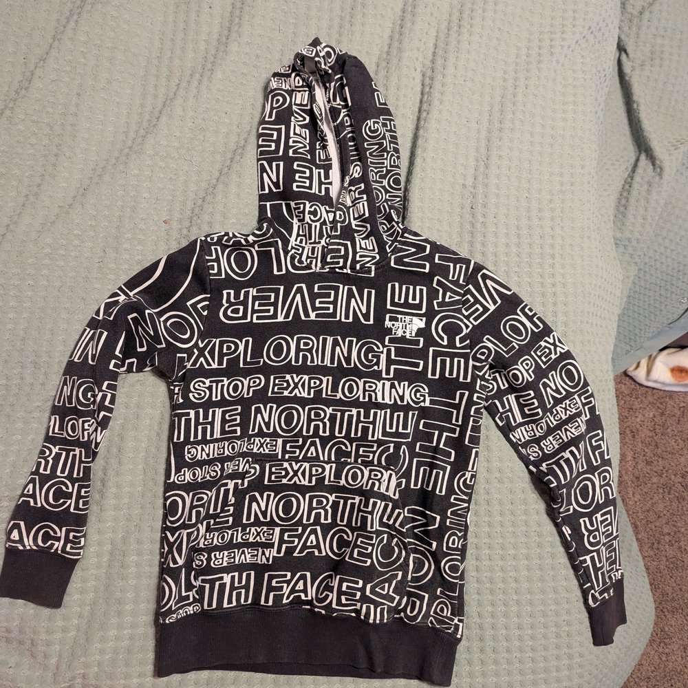 The North Face Black and White Hoodie